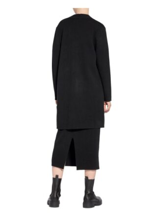 lilienfels Wollmantel Damen, Schwarz