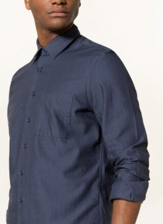 maerz muenchen Casual-Hemd Herren, Blau