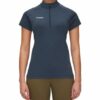 mammut Aegility Half Zip T-Shirts Damen, Blau