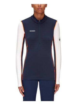 mammut Aenergy Half Zip Pull Longsleeve Damen, Blau