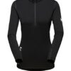 mammut Aenergy Half Zip Pull Longsleeve Damen, Schwarz