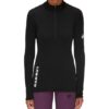mammut Aenergy Half Zip Pull Longsleeve Damen, Schwarz