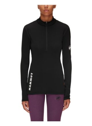mammut Aenergy Half Zip Pull Longsleeve Damen, Schwarz