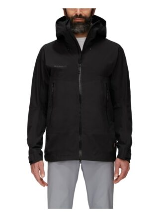 mammut Crater Regenjacke Herren, Schwarz