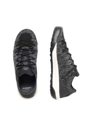 mammut Hueco Knit Low Sportschuhe Herren, Schwarz