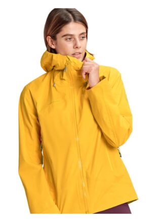 mammut Kento Regenjacken Damen, Gelb