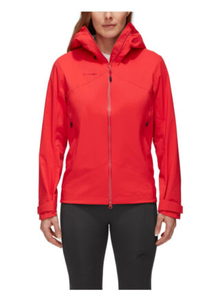 mammut Kento Regenjacken Damen, Rot