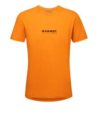 mammut Logo T-Shirt Herren, Orange