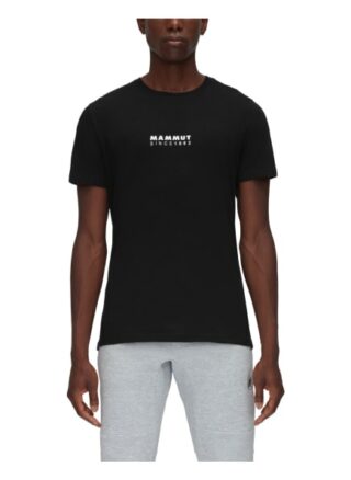 mammut Logo T-Shirt Herren, Schwarz