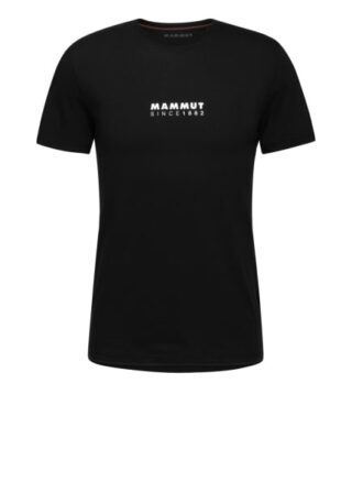 mammut Logo T-Shirt Herren, Schwarz