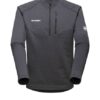 mammut Nair Half Zip Pull Sweatshirt Herren, Schwarz