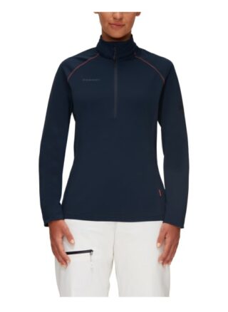 mammut Pullover Snow Half Zip Pull Sweatshirt Damen, Blau