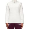 mammut Pullover Snow Half Zip Pull Sweatshirt Damen, Weiß