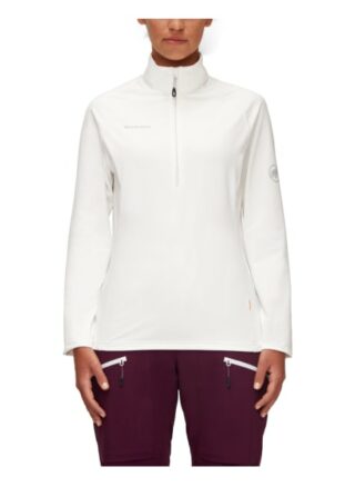 mammut Pullover Snow Half Zip Pull Sweatshirt Damen, Weiß