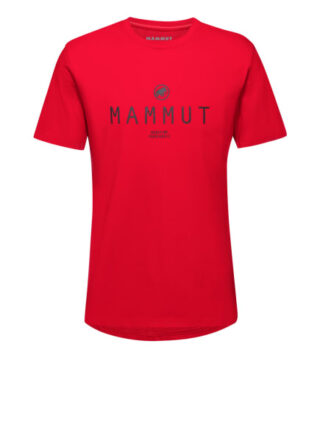 mammut Seile T-Shirt Herren, Rot