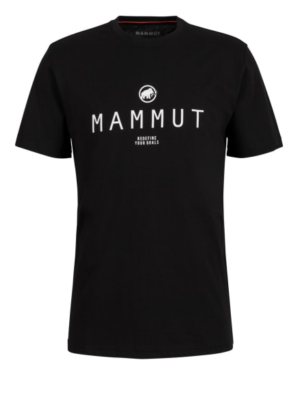 mammut Seile T-Shirt Herren, Schwarz