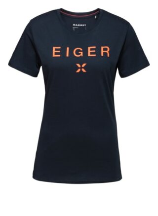 mammut Seile T-Shirts Damen, Blau