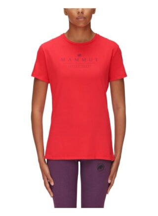 mammut Seile T-Shirts Damen, Rot