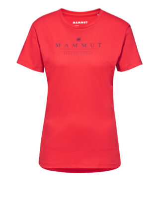 mammut Seile T-Shirts Damen, Rot