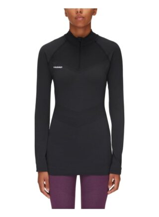 mammut Trift Half Zip Longsleeve Damen, Schwarz