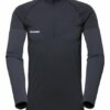 mammut Trift Half Zip Longsleeve Herren, Schwarz