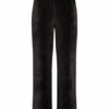 mandala Nicki-Fitnesshose Jogginghose Damen, Schwarz