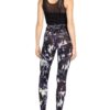 mandala Tights Flower Leggings Damen, Blau