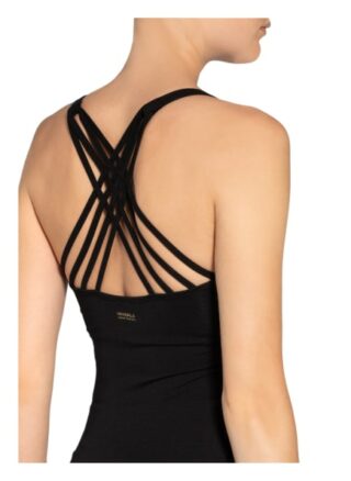 mandala Top Infinity Top Damen, Schwarz