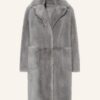 manzoni 24 Lammfellmantel Damen, Grau