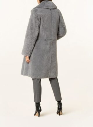 manzoni 24 Lammfellmantel Damen, Grau