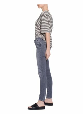 mavi Adriana Skinny Jeans Damen, Grau