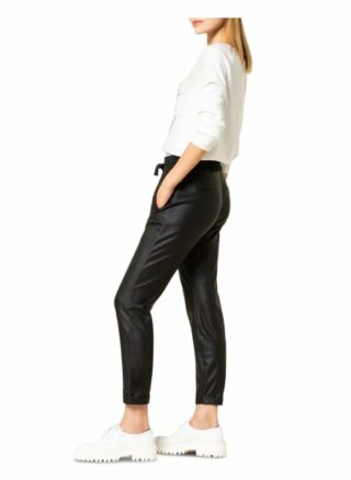 monari 7/8-Lederhose Damen, Schwarz