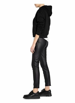 monari Lederhose Damen, Schwarz