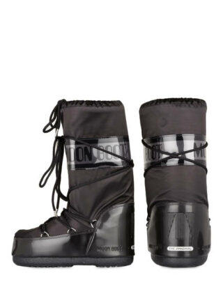 moon boot Boots Nylon Glance Winterboots Damen, Schwarz