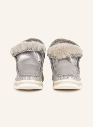 mou Eskimo Plateau-Boots Damen, Silber