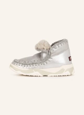 mou Eskimo Plateau-Boots Damen, Silber