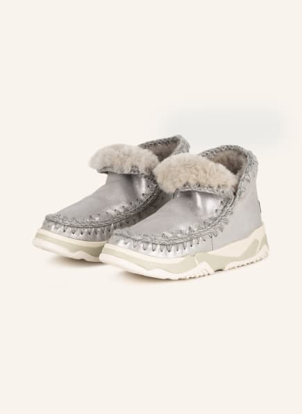 mou Eskimo Plateau-Boots Damen, Silber