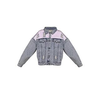 myMo 12316551 Jeansjacke Damen, Blau