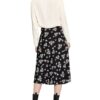 ottod'ame A-Linien-Rock Damen, Schwarz