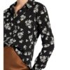 ottod'ame Hemdbluse Damen, Schwarz