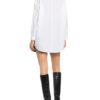 ottod'ame Oversized-Hemdbluse Damen, Weiß
