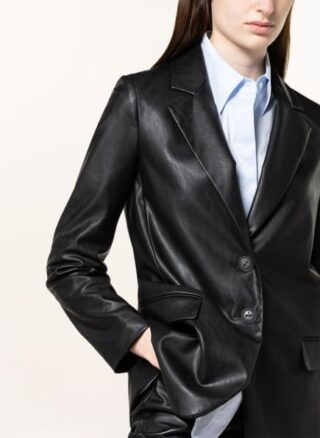 pinko Biscottini Blazer Damen, Schwarz