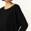 rich&royal Longsleeve Damen, Schwarz