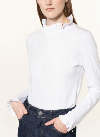 rich&royal Longsleeve Damen, Weiß
