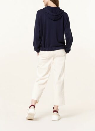 rich&royal Strick-Hoodie Damen, Blau