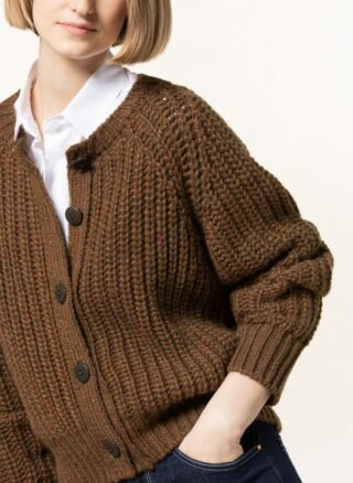 rich&royal Strickjacke Damen, Braun