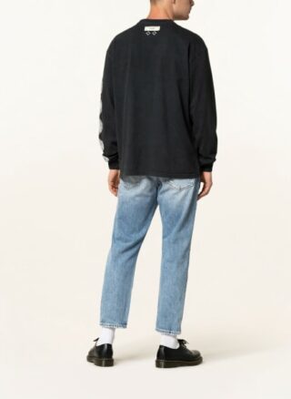 rough. Longsleeve Herren, Schwarz