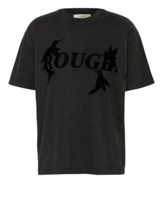 rough. T-Shirt Herren, Schwarz