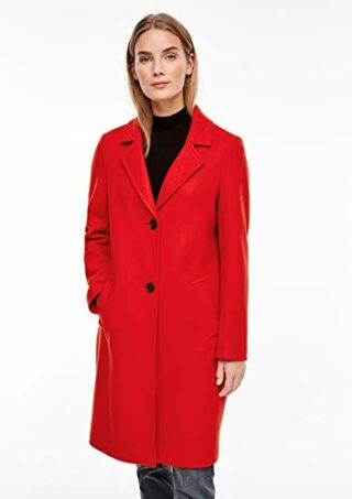 s.Oliver 05.909.52.8963 Wollmantel Damen, Rot