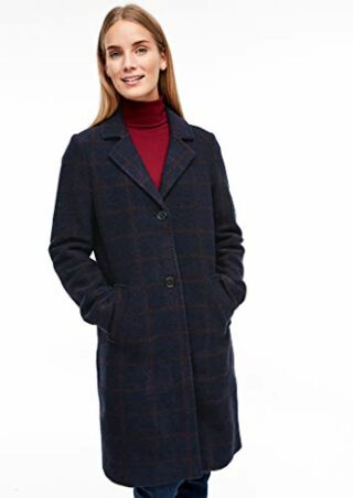 s.Oliver 05.909.52.8965 Wollmantel Damen, Blau